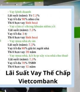 Lãi Suất Vay Thế Chấp Ngân Hàng Vietcombank