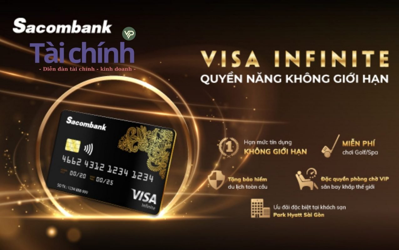 Thẻ đen Sacombank Visa Infinite