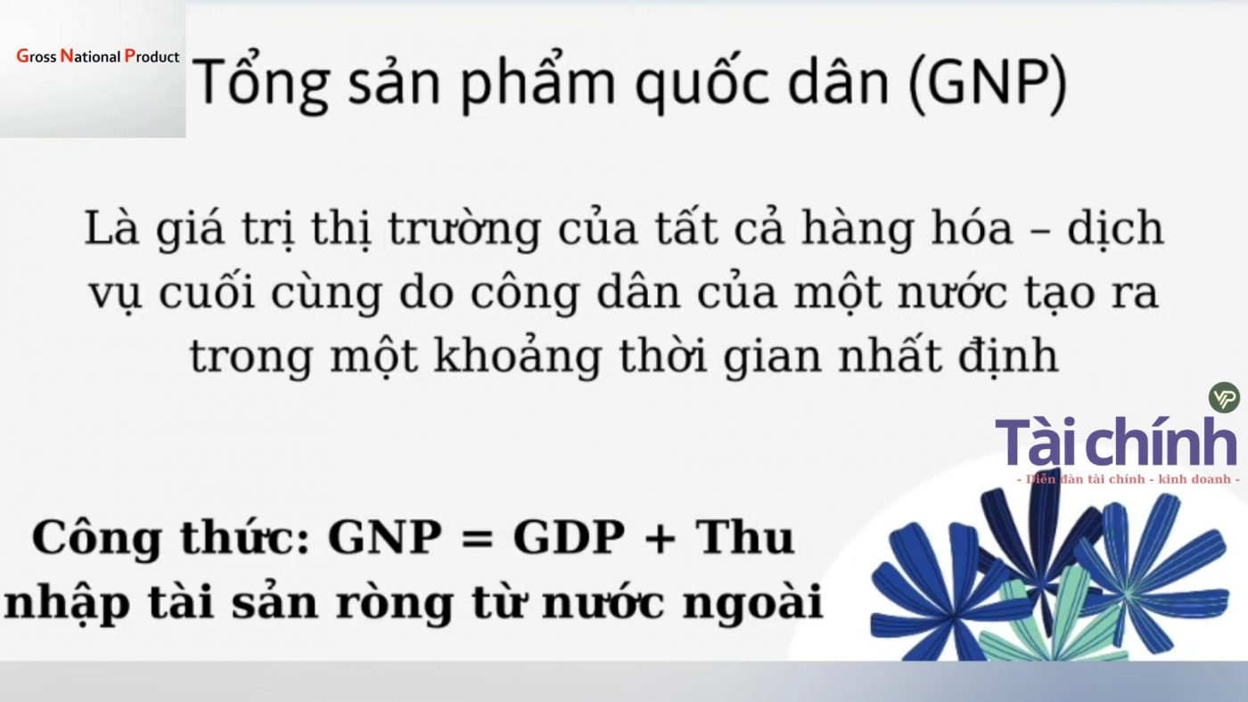 Cách tính GNP theo chỉ số GDP
