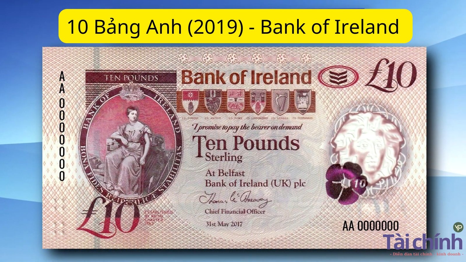 10 Bảng Anh (2019) - Bank of Ireland