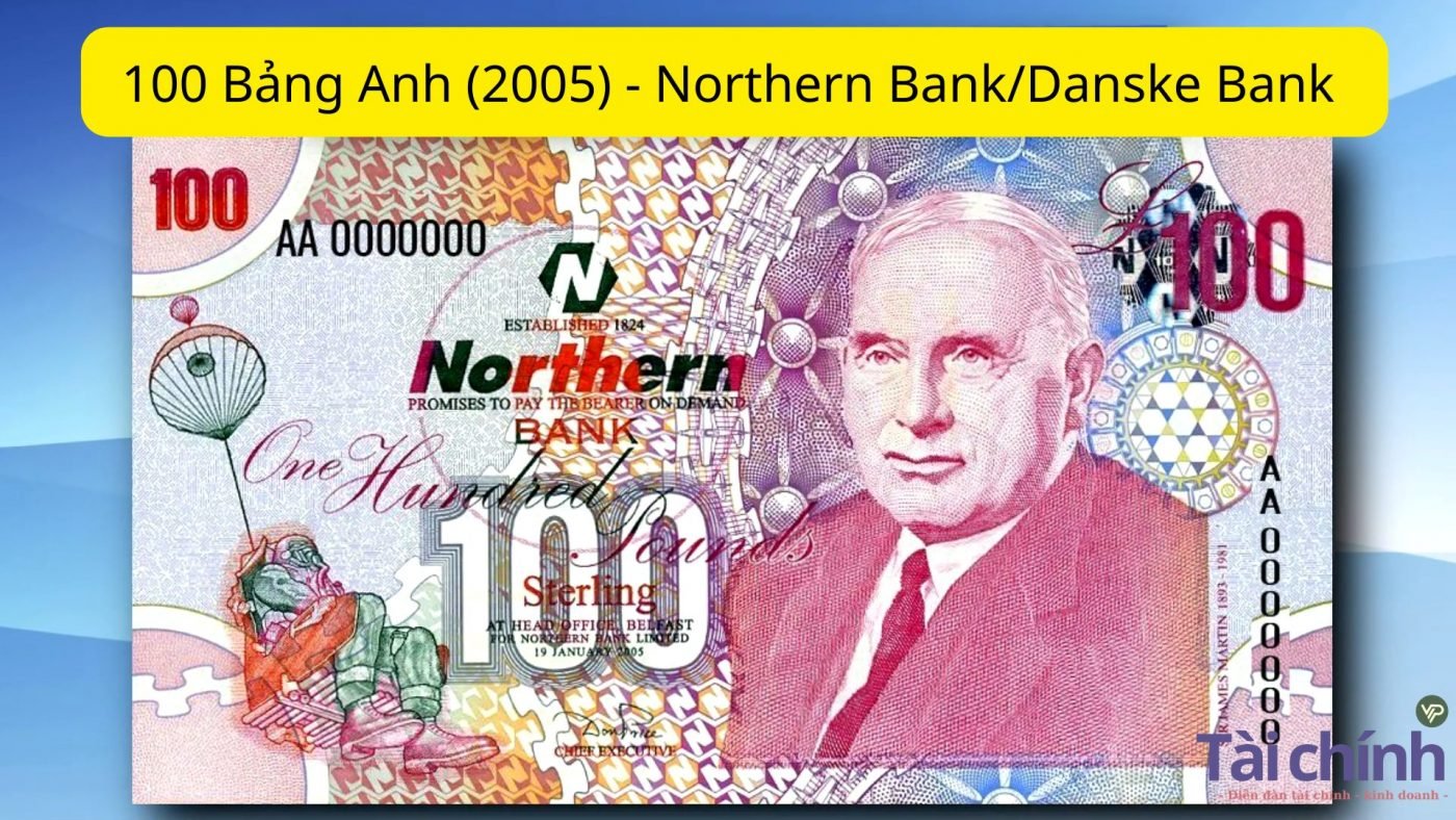 100 Bảng Anh (2005) - Northern BankDanske Bank