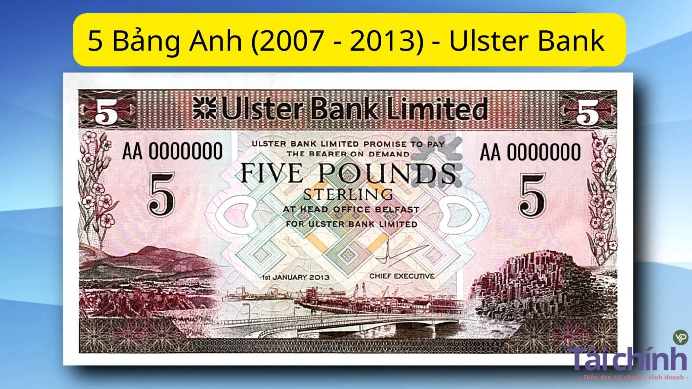 5 Bảng Anh (2007 - 2013) - Ulster Bank