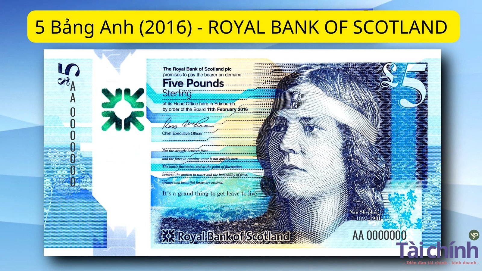 5 Bảng Anh (2016) - ROYAL BANK OF SCOTLAND