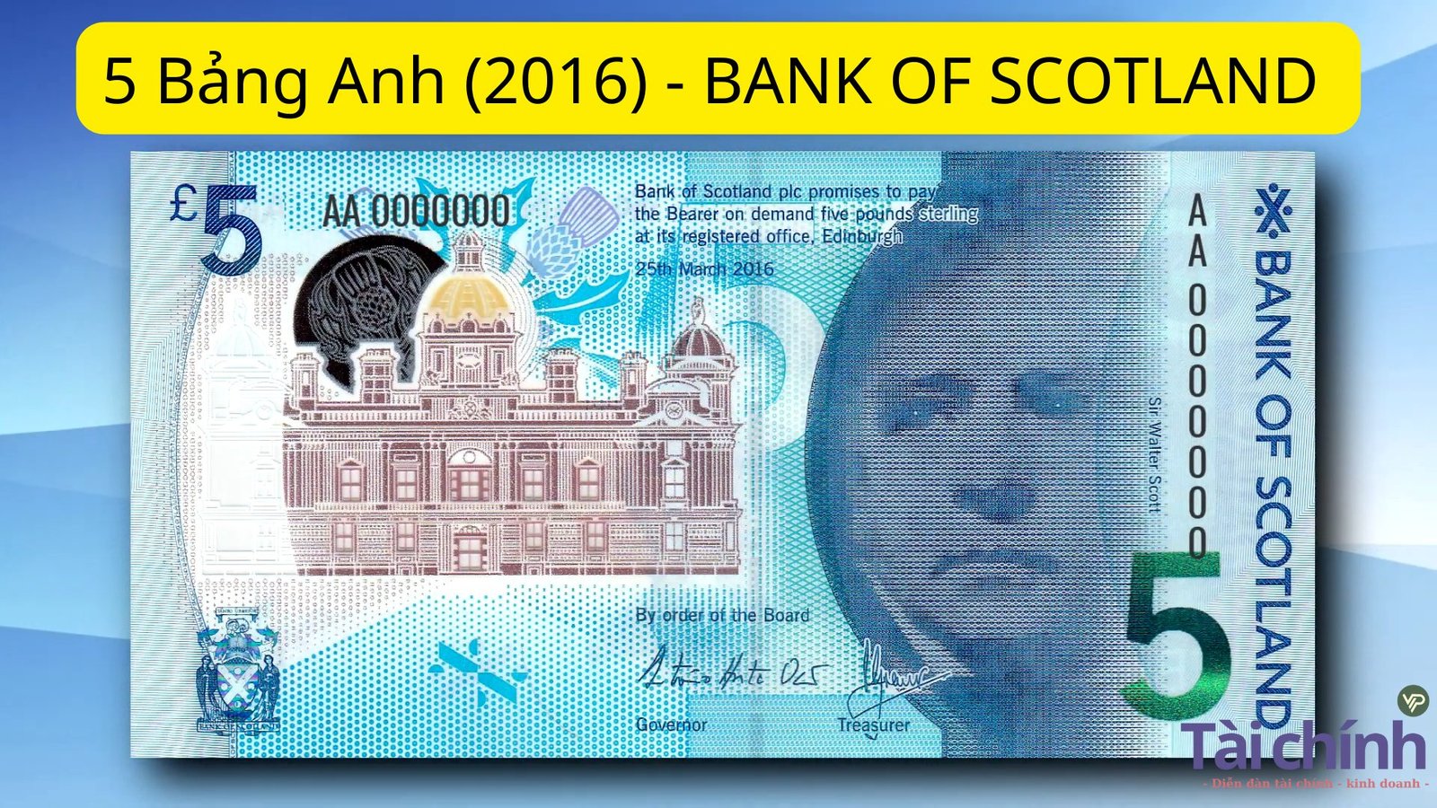 5 Bảng Anh - Năm 2016 - Bank Of Scotland