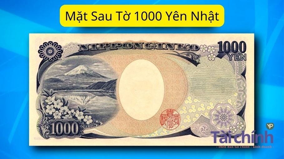 Mặt Sau Tờ 1000 Yên