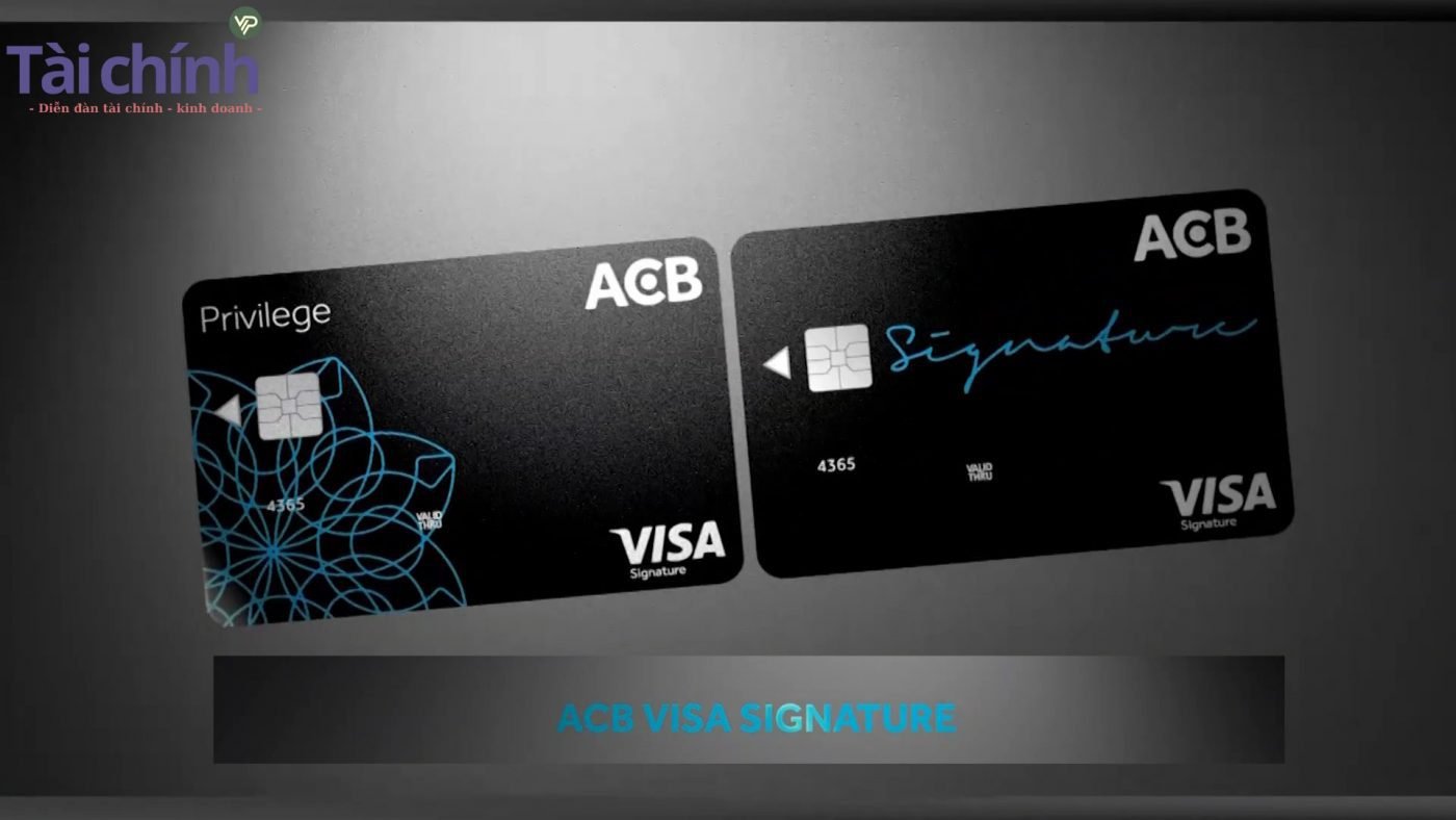 Thẻ Đen ACB Visa Signature
