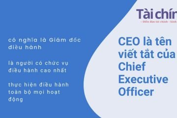 Khái niệm CEO - Chief Executive Officer