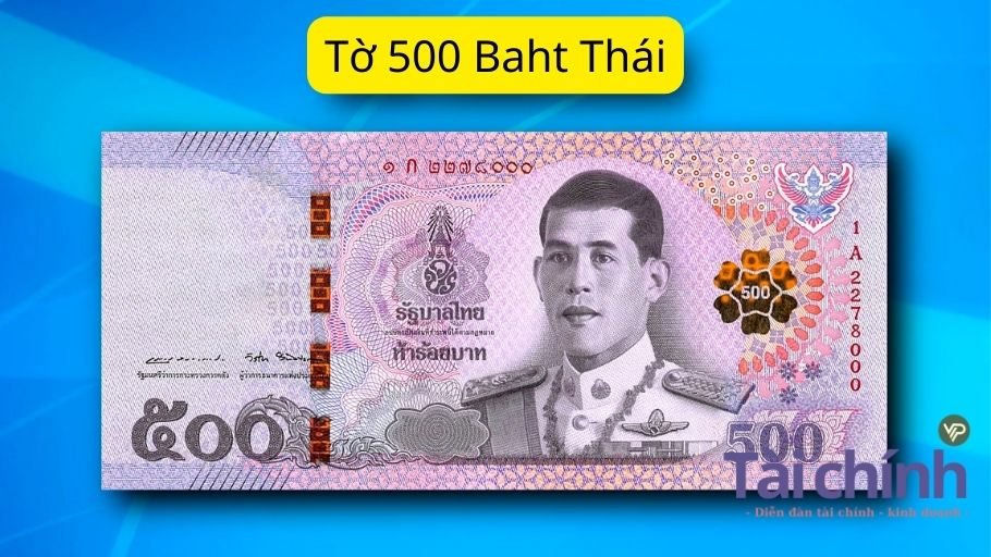 Tờ 500 Baht Thái
