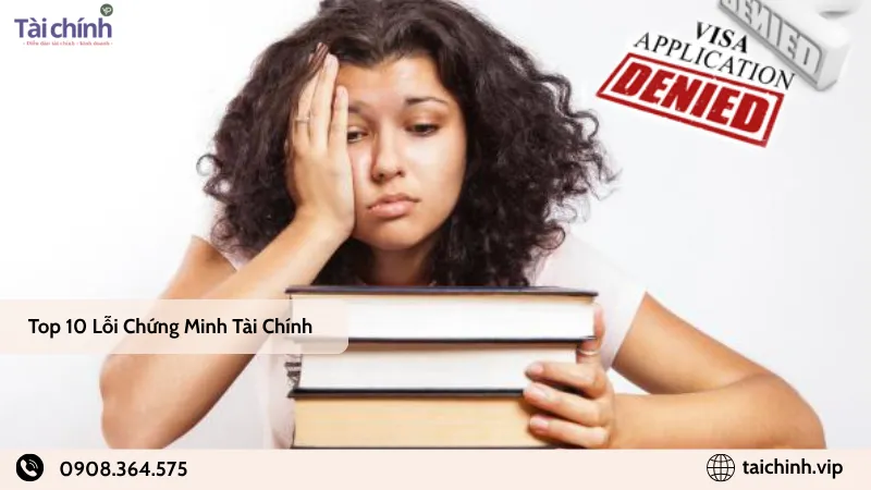 10 lỗi chứng minh tài chính phổ biến