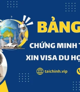 Bảng giá dịch vụ chứng minh tài chính cho thủ tục xin visa bao nhiêu?