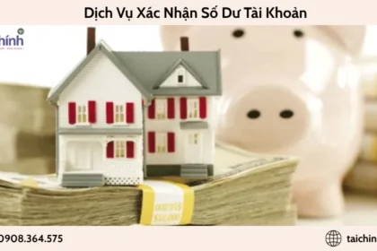 Dịch vụ xác nhận số dư tài khoản