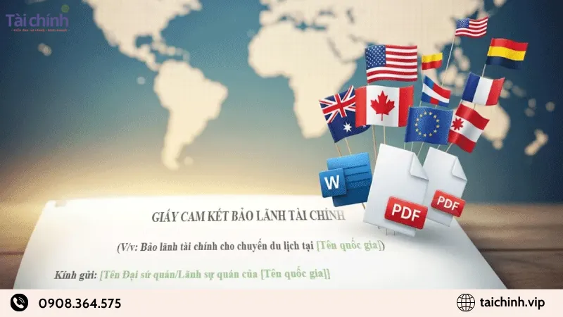 Ứng dụng và mục đích mẫu giấy cam kết bảo lãnh tài chính